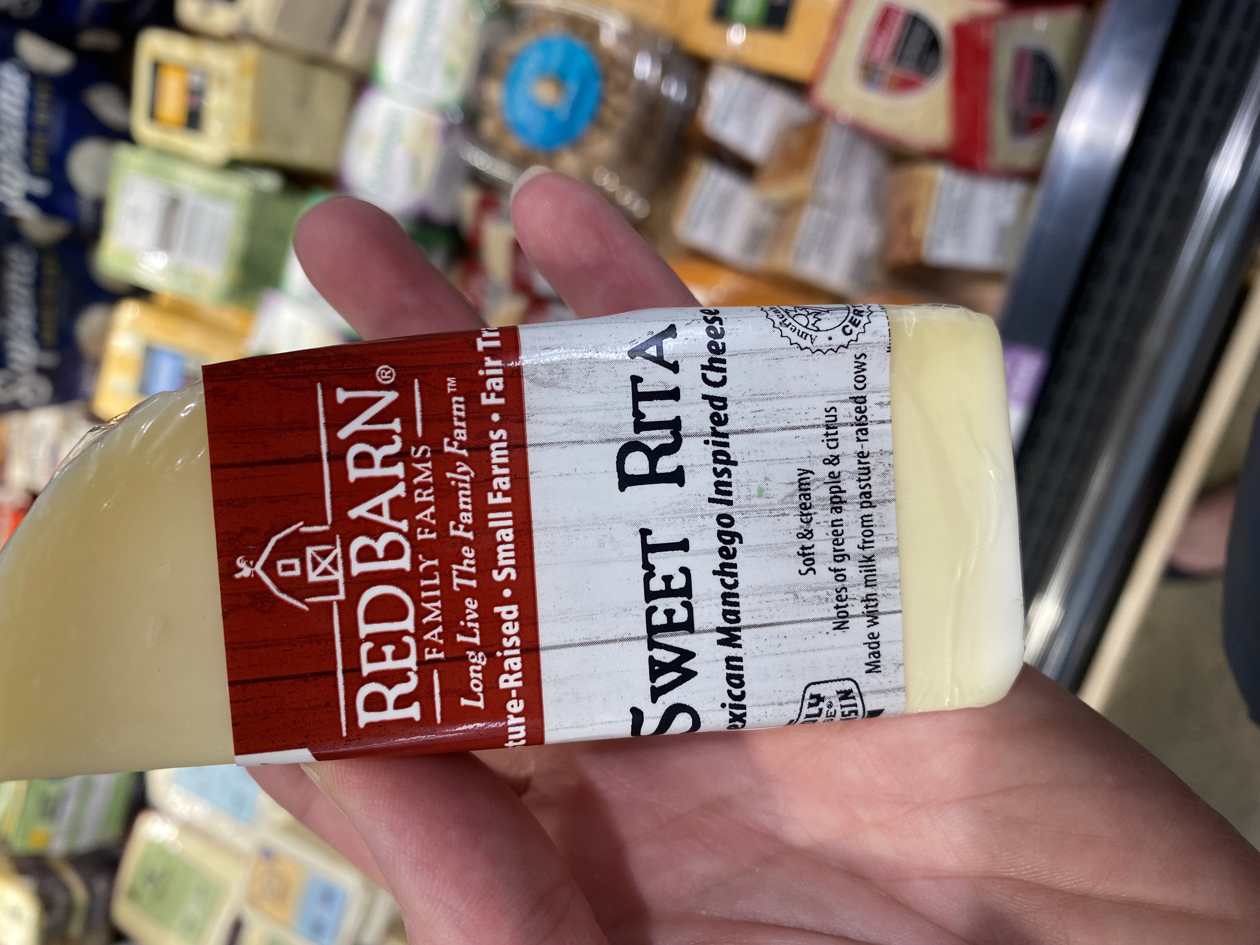 Red Barn Cheese sweet rita