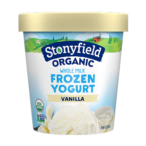 stonyfield frozen organic yogurt 473ml pint vanilla straight 500x500
