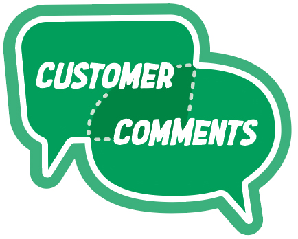 customer comments graphic