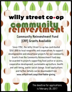 Willy Street Co-op Community reinvestment