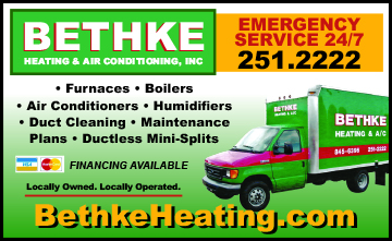 Bethke Heating & Air Conditioning Ink - Emergency Service 24/7 251.2222 - bethkeheating.com