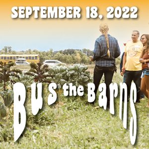 September 18, 2022 is Bus the Barns