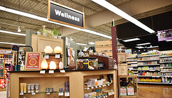 Willy street co-op's wellness section of the store