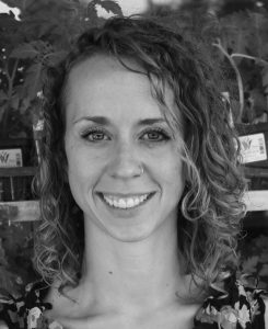 black and white headshot of Jeannine Bindl, new member of the Willy St Co-op Board of Directors