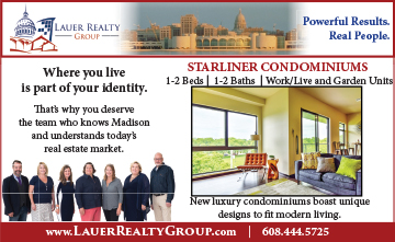 newspaper ad for Lauer Realty Group featuring the Starliner Condominiums