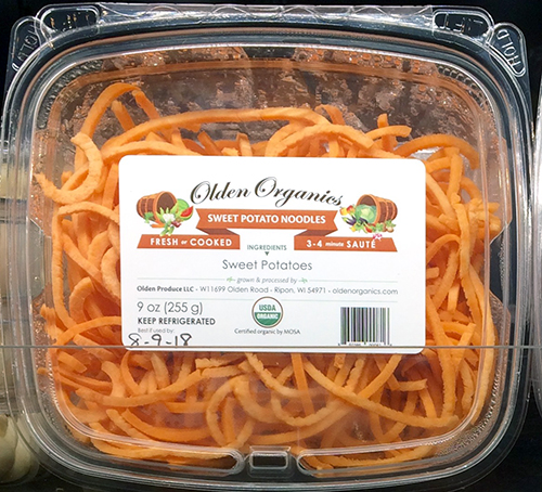 Olden sweet potato pasta