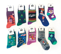 Ten packages of socks