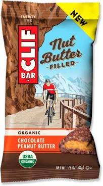 Organic chocolate peanut butter Clif Bar