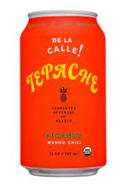 A can of De La Calle Tepache picante