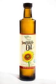 A bottle of Driftless sunflower oil