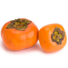 Two Fuyu persimmons