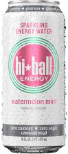 A can of hi-ball watermelon mint energy drink