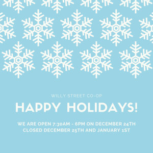 Holiday Hours 2019