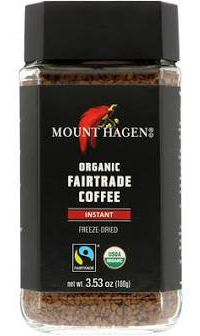 Mount Hagen organic fairtrade instant coffee