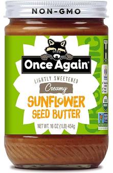 Once Again sunflower seed butter