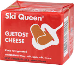 Package of Ski Queen gjetost cheese