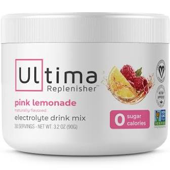 Ultima replenisher pink lemonade electrolyte drink mix