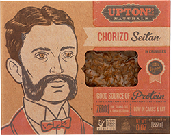 Package of Uptons chorizo