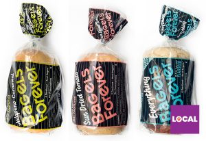 Three packs of Bagels Forever in new flavors: Jalapeno Cornmeal, Sun Dried Tomato, and Everything